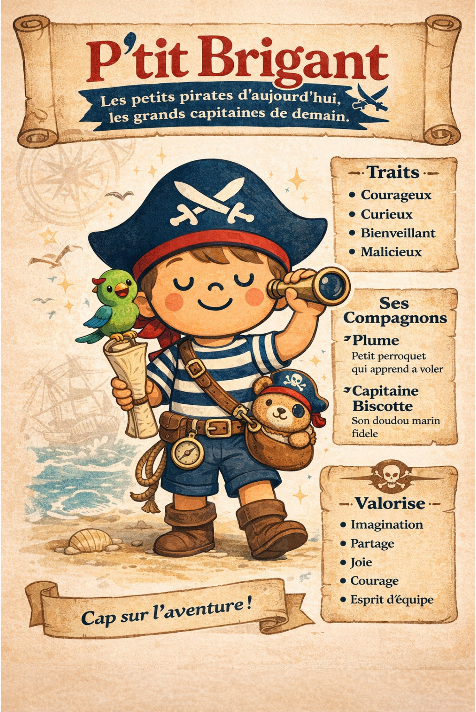 P'tit Brigant - Fiche personnage